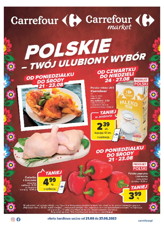 Polskie - Twój ulubiony wyb� - Carrefour Gazetka promocyjna - W tym tygodniu - oferta 'brak'