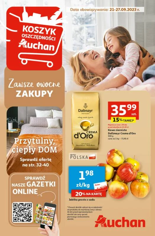 Koszyk oszczędności - Zawsz - Auchan Gazetka promocyjna - W tym tygodniu - oferta 'brak'