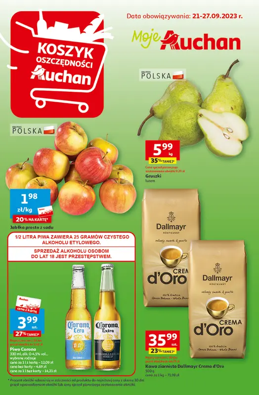 Ulotka gazetka promocyjna ze sklepu Auchan