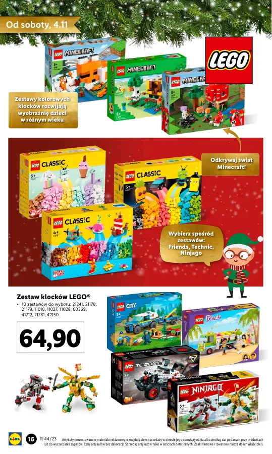 Gazetka promocyjna sklepu Lidl - Świat zabawek pełen pomysłów na prezenty - data obowiązywania: od 02.11 do 24.12