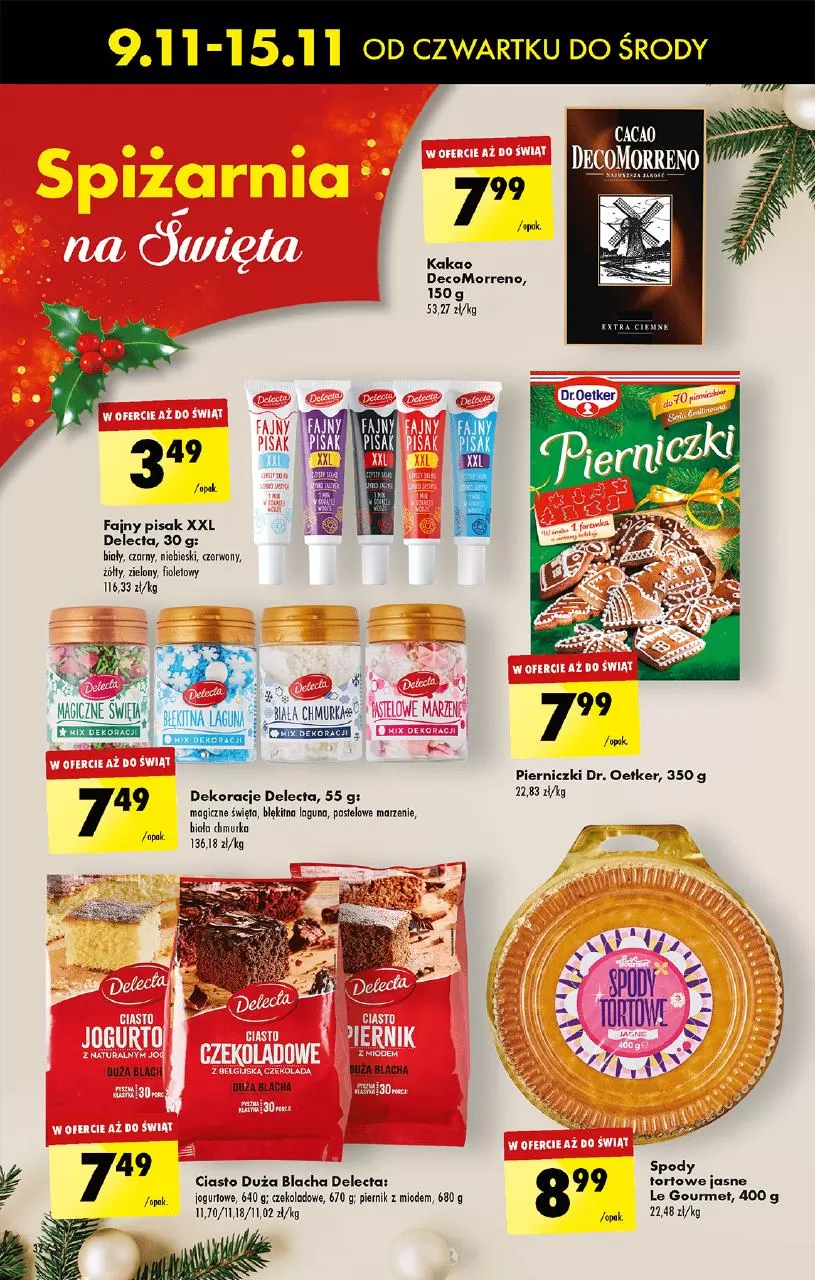 Gazetka promocyjna sklepu Biedronka - Produkty tygodnia - data obowiązywania: od 09.11 do 15.11