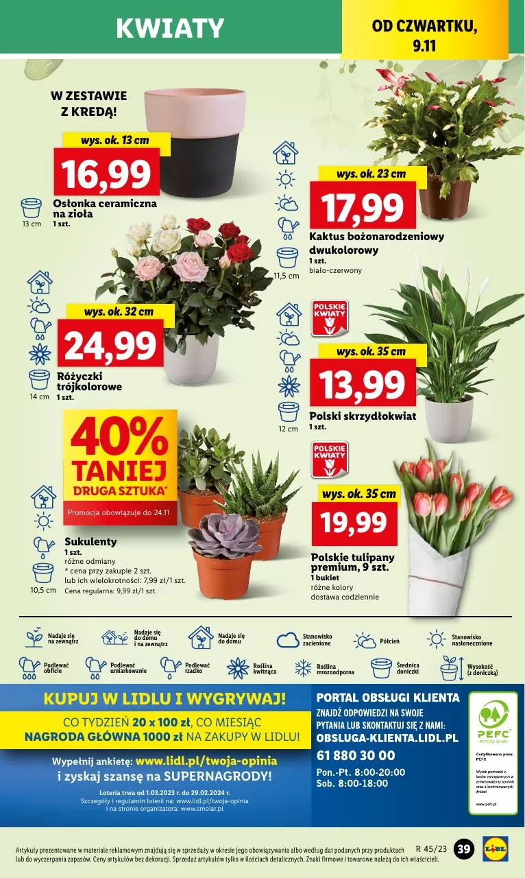 Gazetka promocyjna sklepu Lidl - Katalog ogrodzeń dekoracyjnych - data obowiązywania: od 09.11 do 10.11