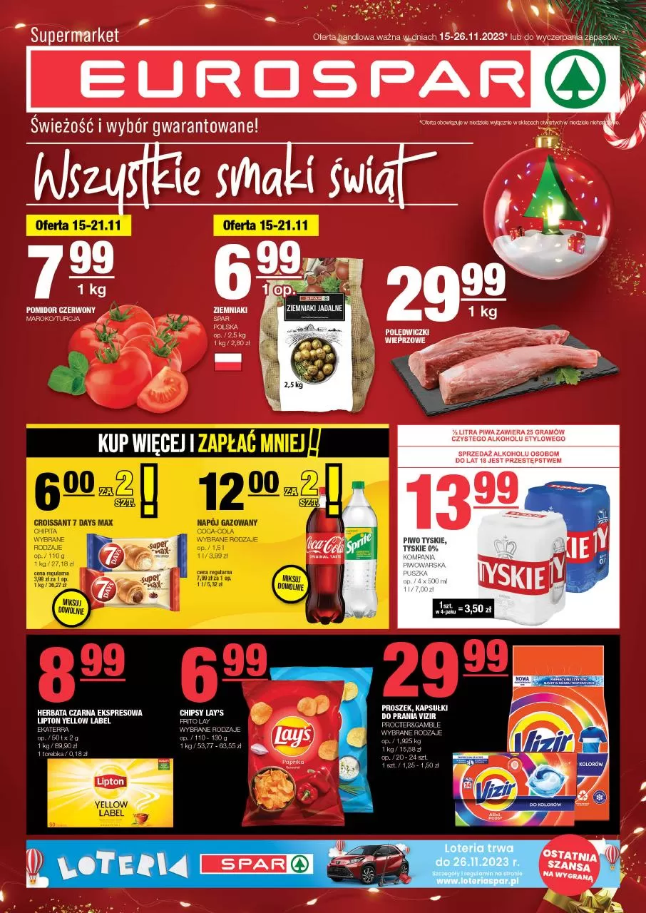 Eurospar Supermarket Wszystki - Spar Gazetka promocyjna - W tym tygodniu - oferta 'brak'