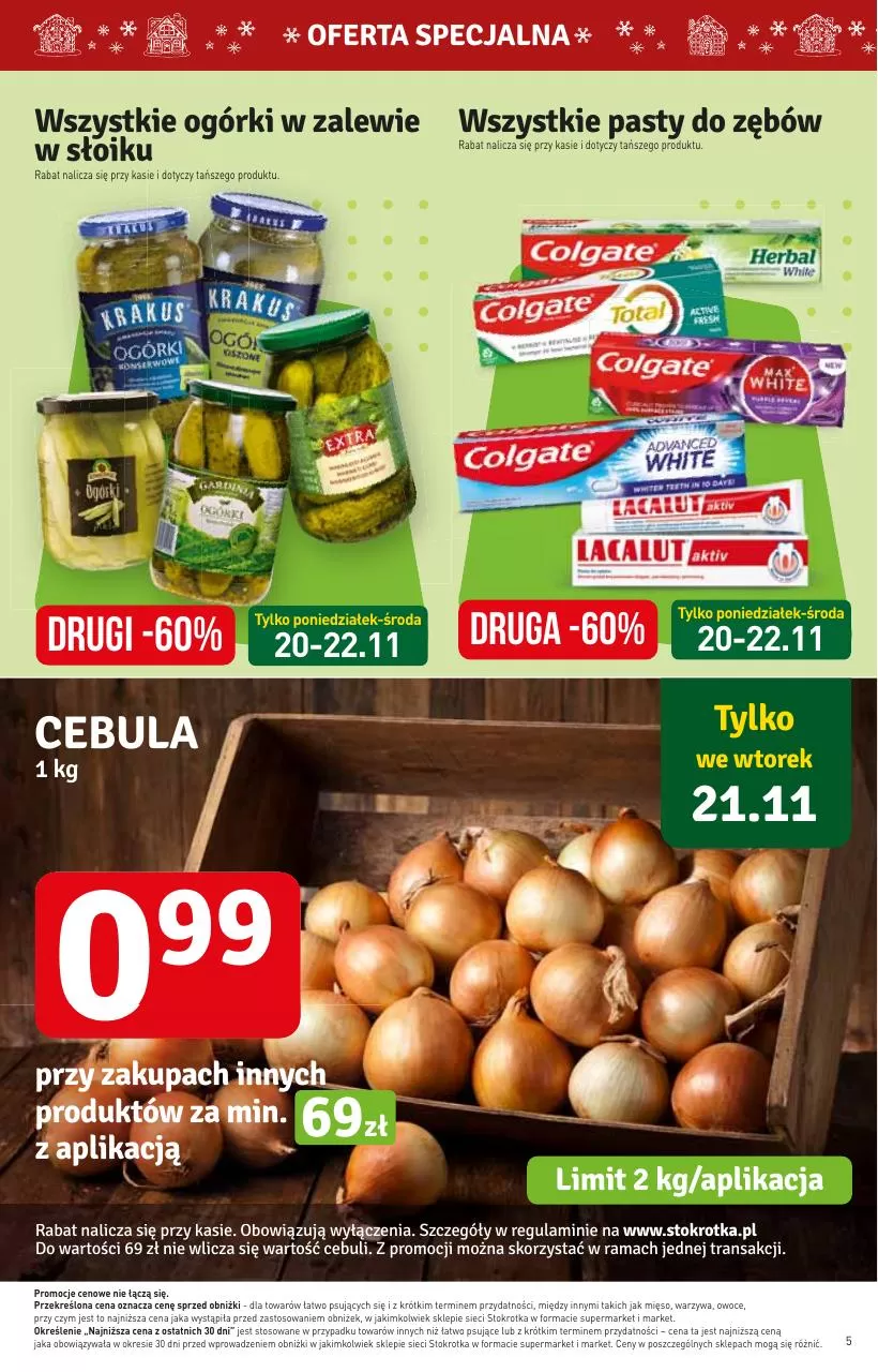 Gazetka promocyjna sklepu Stokrotka - Stokrotka market - data obowiązywania: od 16.11 do 22.11