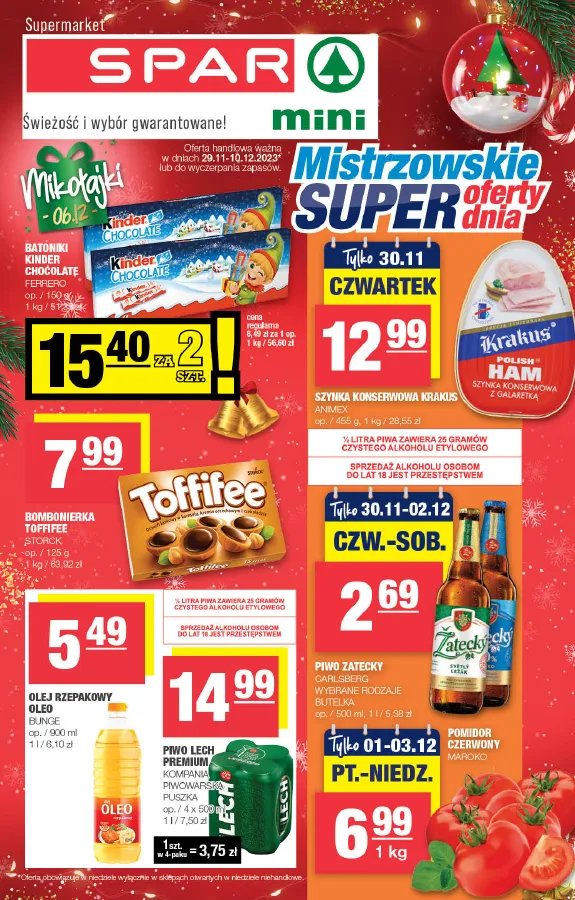 Spar mini Supermarket  - Spar Gazetka promocyjna - W tym tygodniu - oferta 'brak'