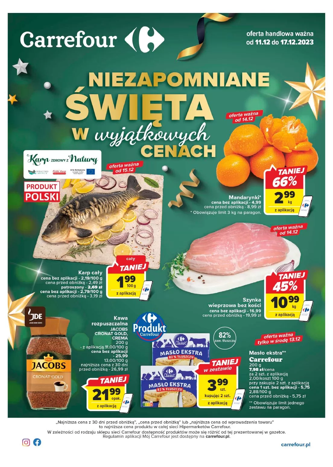 Niezapomnianie Święta w wyj - Carrefour Gazetka promocyjna - W tym tygodniu - oferta 'brak'