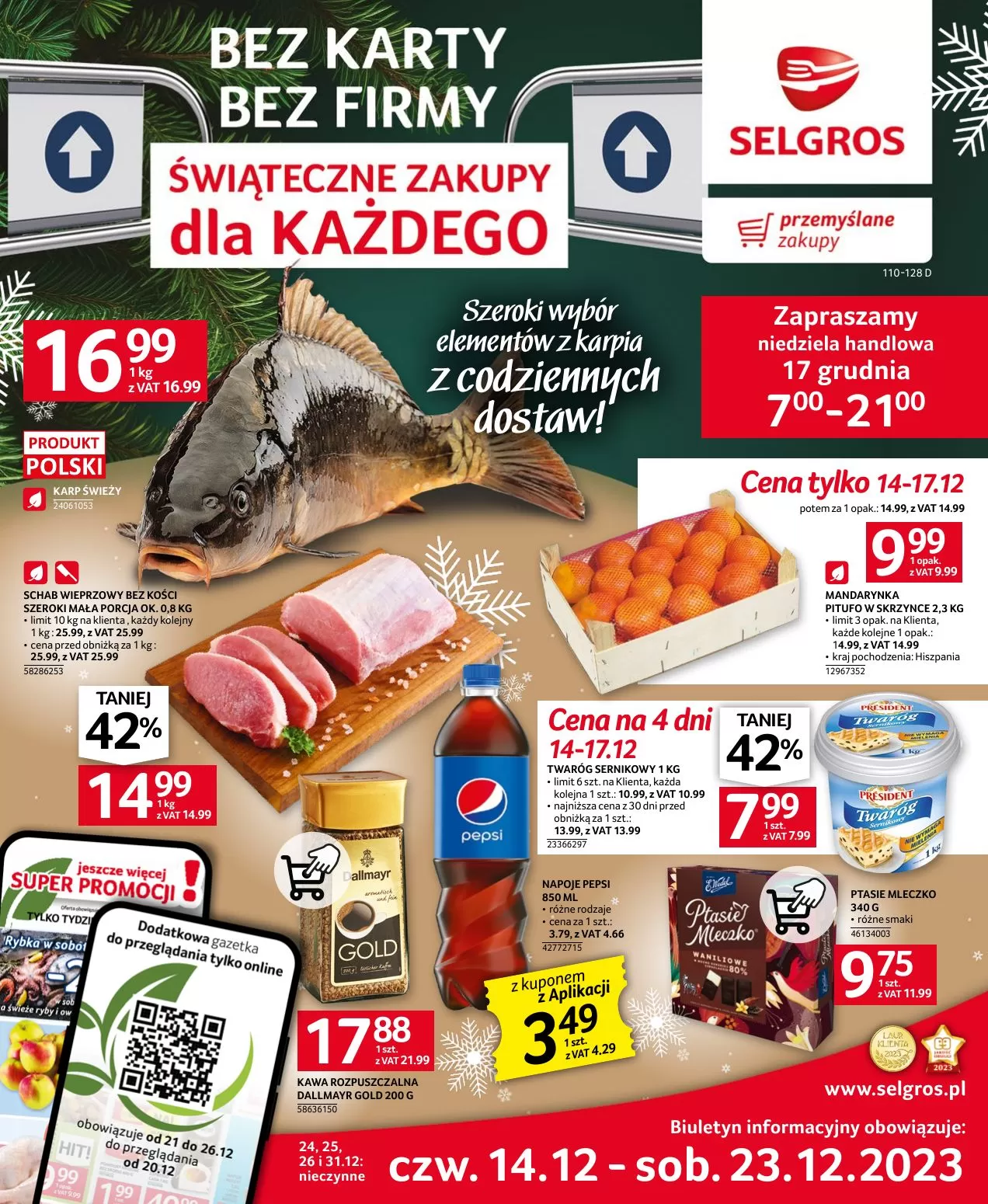 Oferta spożywcza - Selgros Gazetka promocyjna - W tym tygodniu - oferta 'brak'
