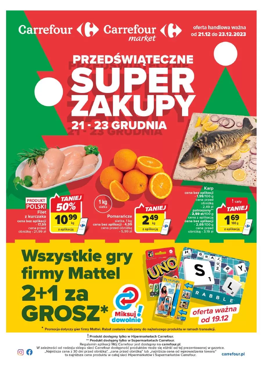 Przedświąteczne super zakup - Carrefour Gazetka promocyjna - W tym tygodniu - oferta 'brak'