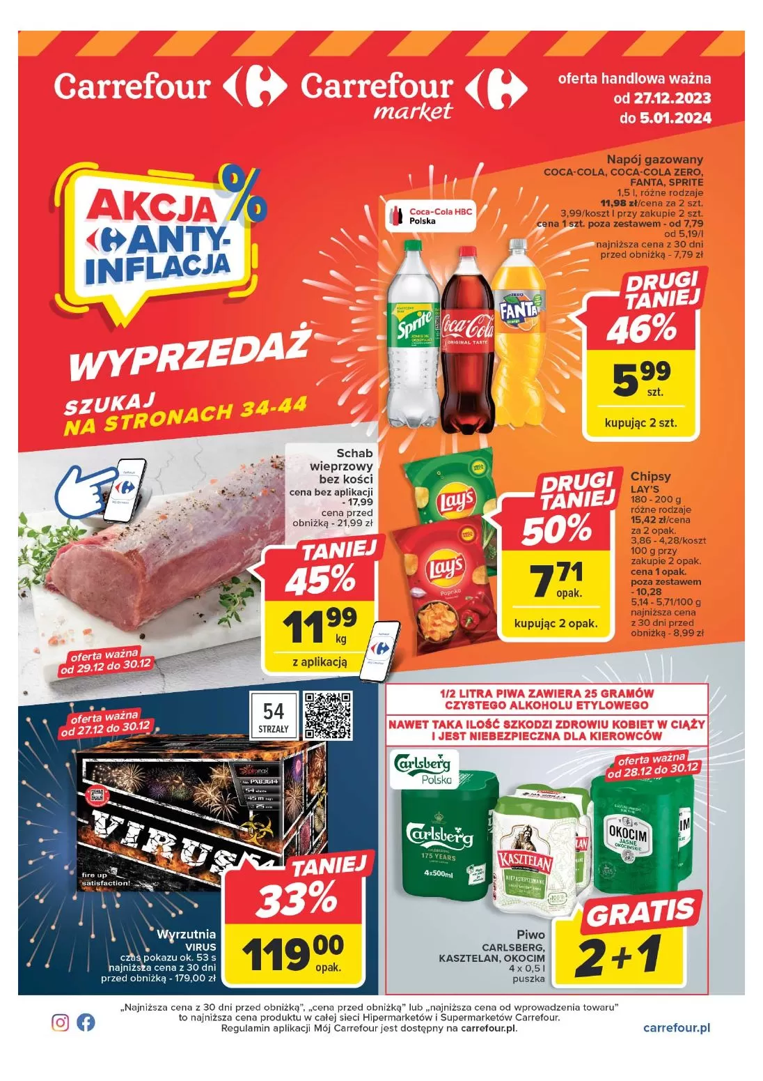Akcja Anty-Inflacja - Carrefour Gazetka promocyjna - W tym tygodniu - oferta 'brak'