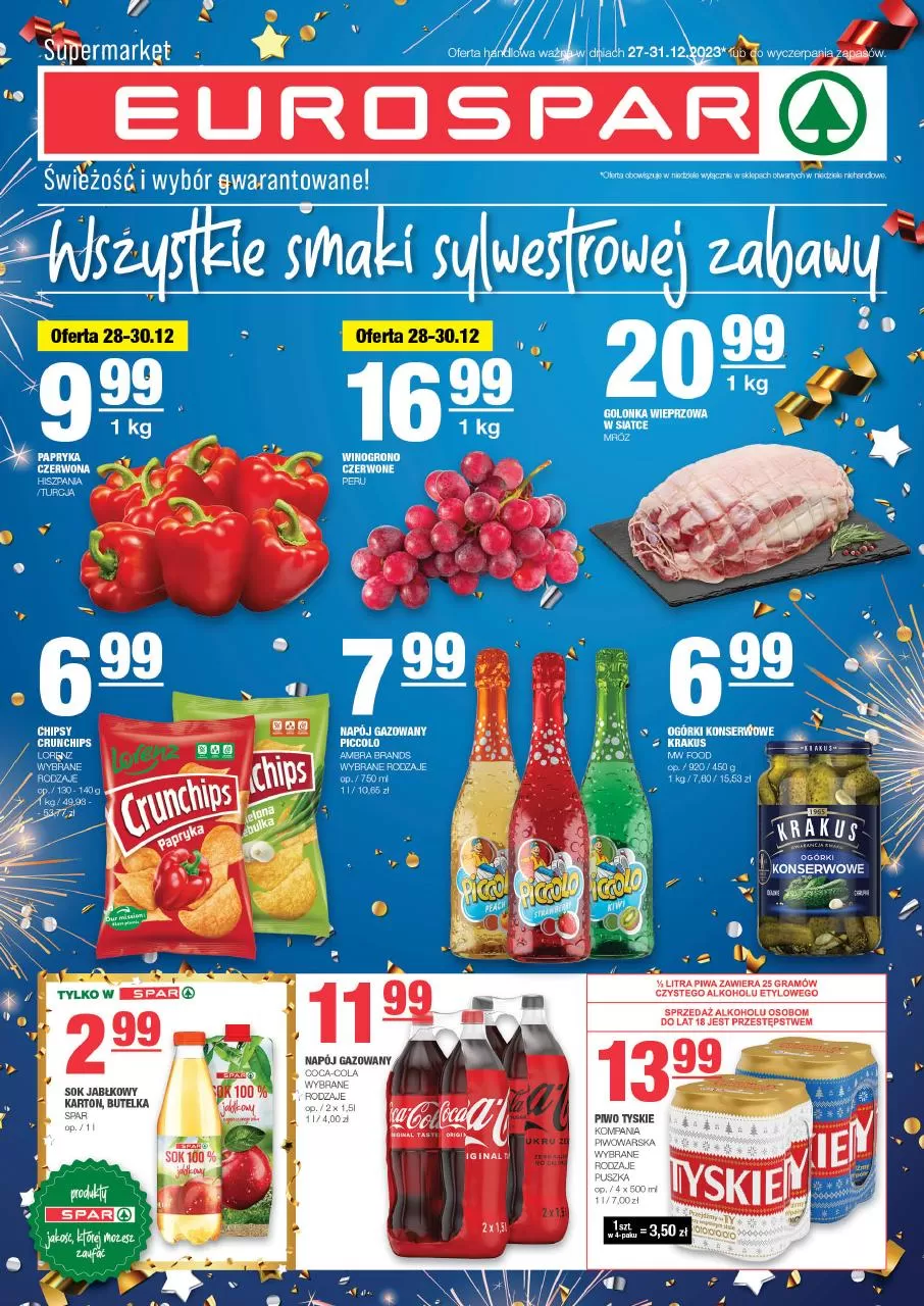 Eurospar Supermarket Wszystki - Spar Gazetka promocyjna - W tym tygodniu - oferta 'brak'