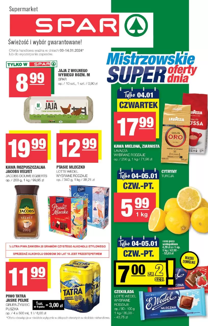 Supermarket - Spar Gazetka promocyjna - W tym tygodniu - oferta 'brak'