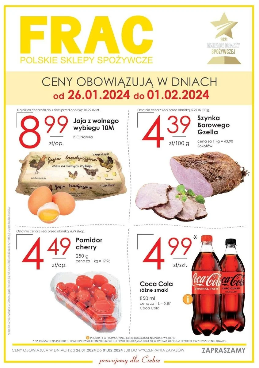 Frac polskie sklepy spożywcz - Frac Delikatesy Gazetka promocyjna - W tym tygodniu - oferta 'brak'