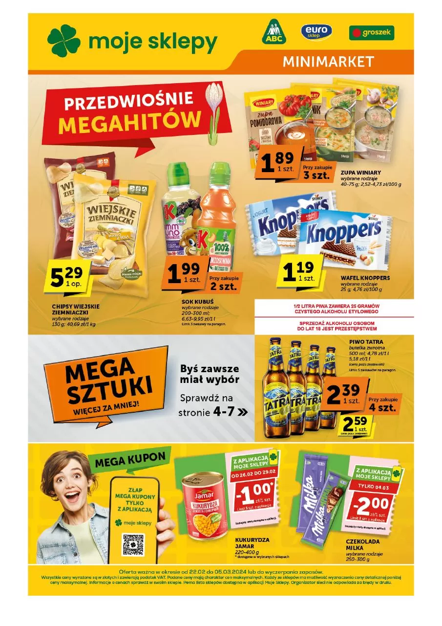 Minimarket przedwiośnie... - Polska-Ulotka.pl Gazetka promocyjna - W tym tygodniu - oferta 'brak'
