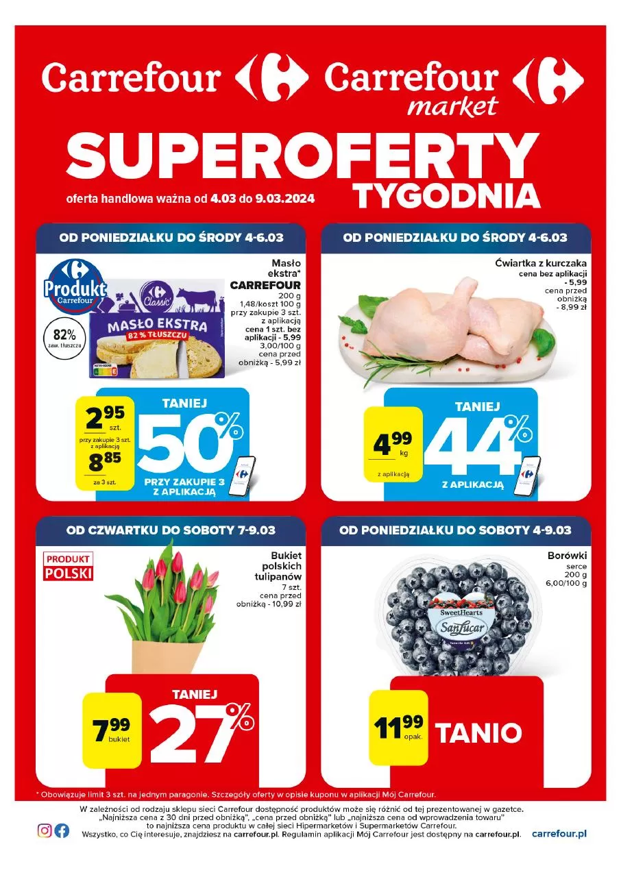 Superoferty tygodnia - Carrefour Gazetka promocyjna - W tym tygodniu - oferta 'brak'