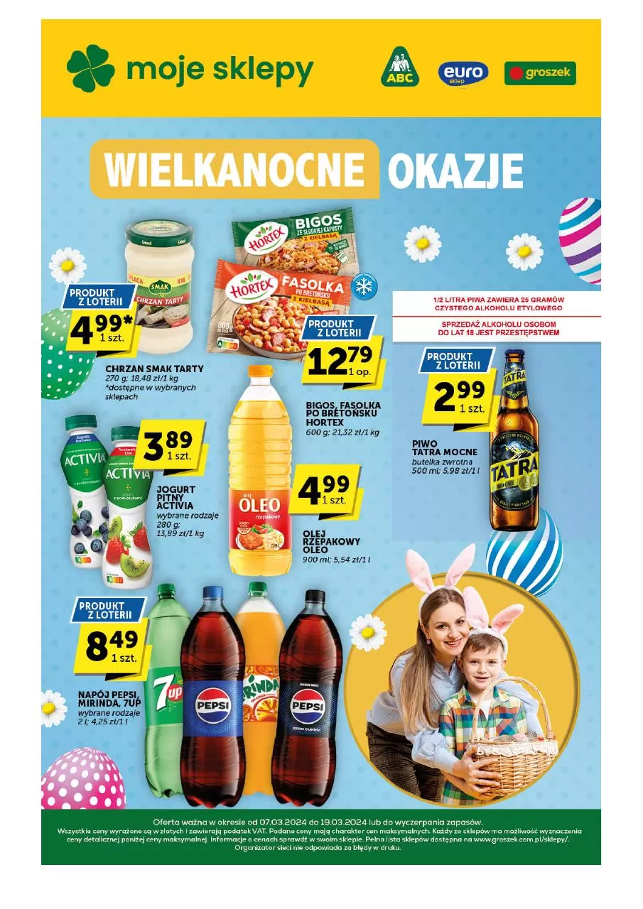 Wielkanocne okazje - Groszek Gazetka promocyjna - W tym tygodniu - oferta 'brak'