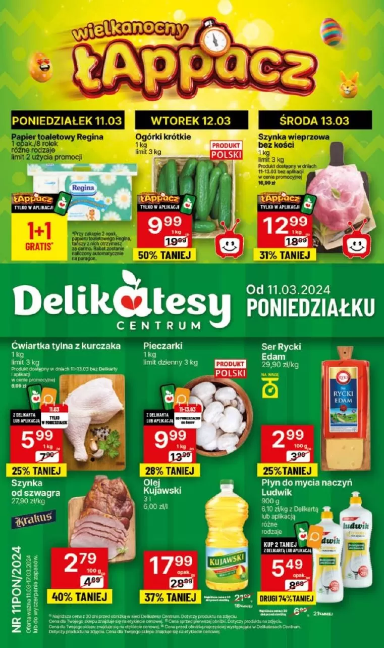 wielkanocny łapacz - Delikatesy Centrum Gazetka promocyjna - W tym tygodniu - oferta 'brak'
