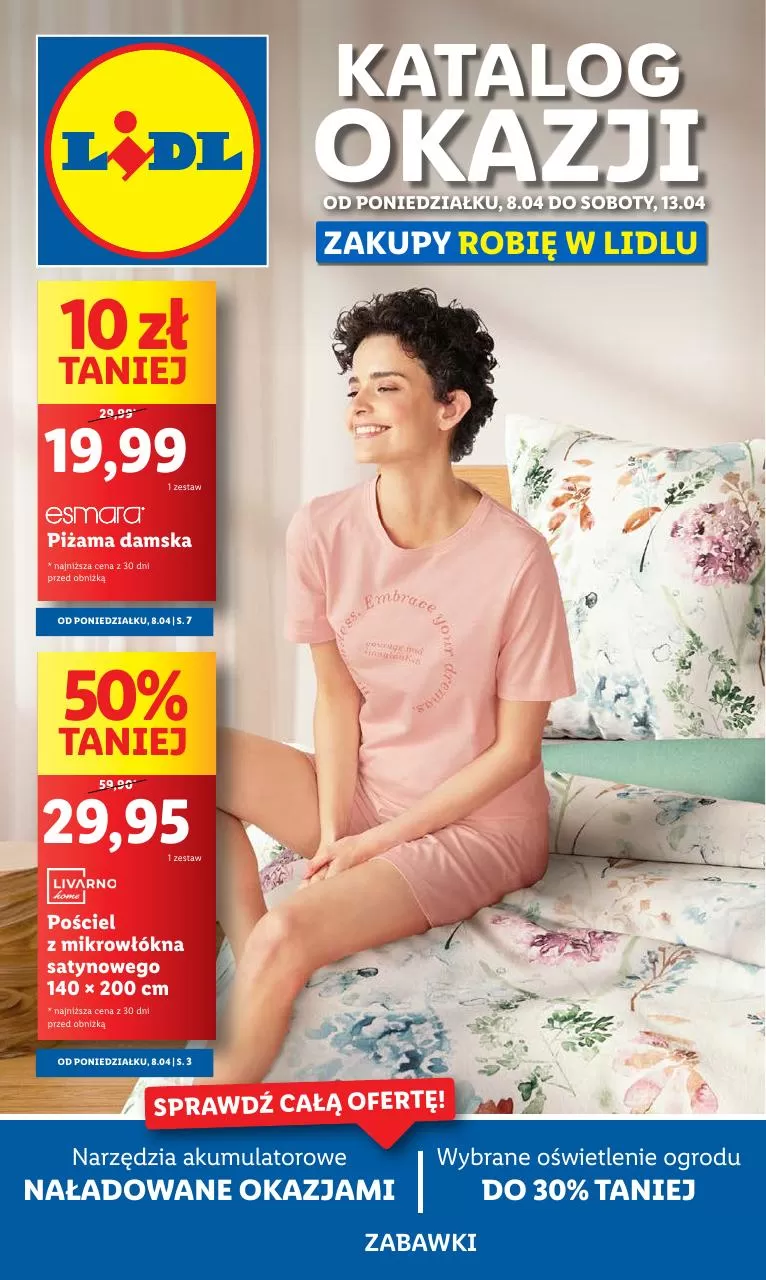 Ulotka gazetka promocyjna: Katalog okazji - Zakupy robię w Lidlu ze sklepu Lidl dostępna od 08.04 do 30.04