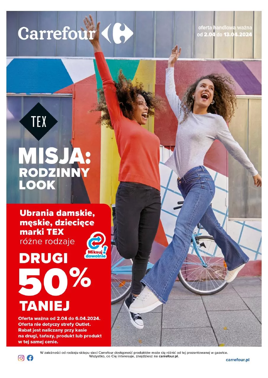 Misja: rodzinny look - Carrefour Gazetka promocyjna - W tym tygodniu - oferta 'brak'