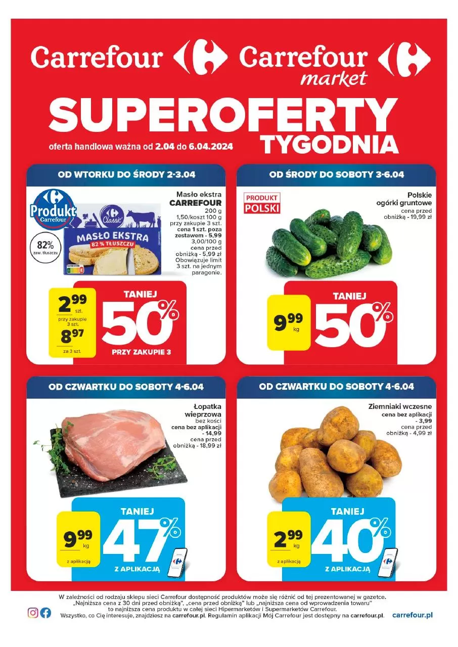Superoferty tygodnia - Carrefour Gazetka promocyjna - W tym tygodniu - oferta 'brak'