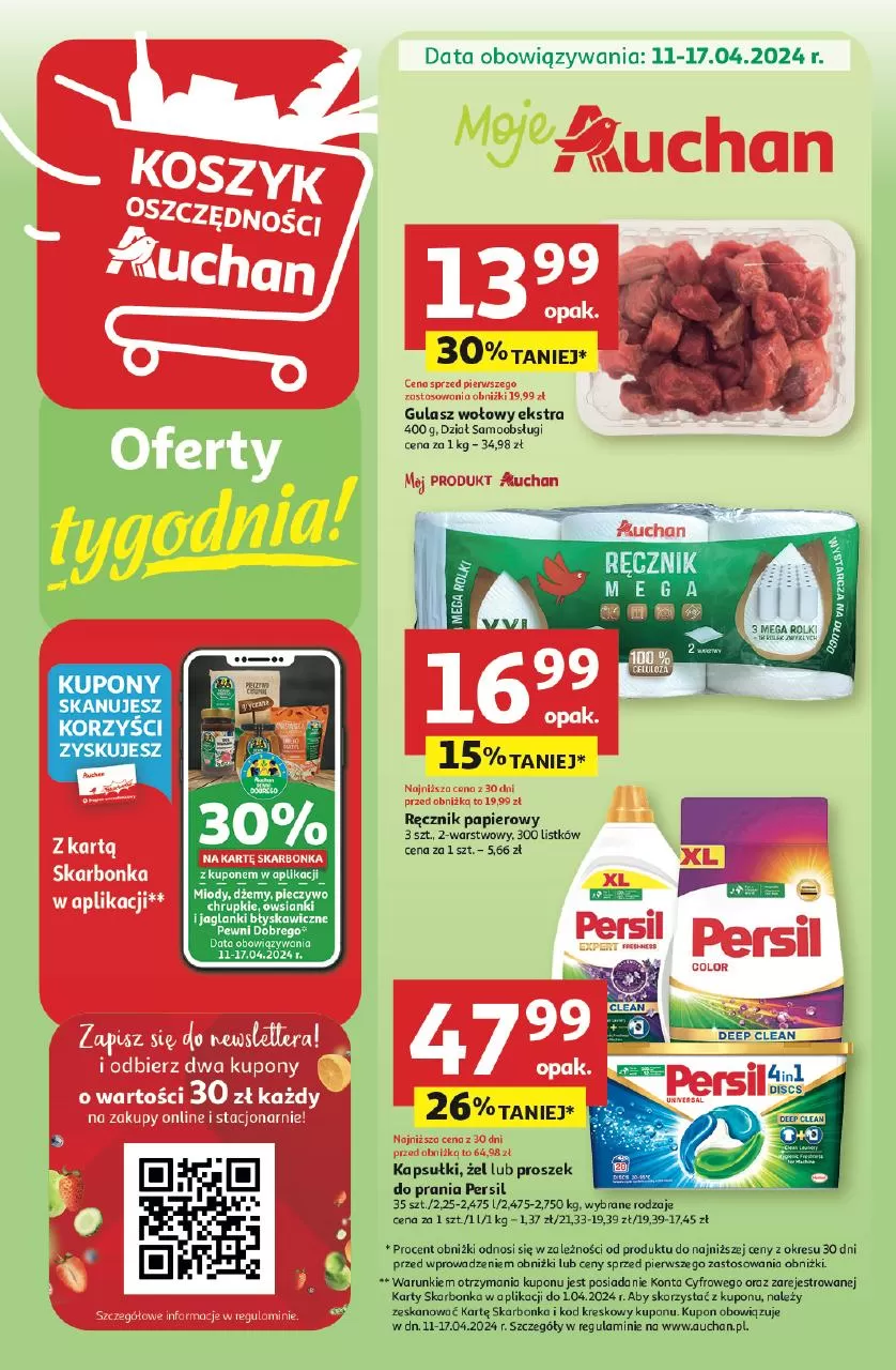 Koszyk oszczędności Auchan  - Auchan Gazetka promocyjna - W tym tygodniu - oferta 'brak'