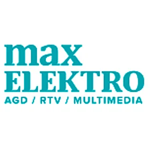 Logo sklepu max-elektro-gazetka-promocyjna z gazetkami promocyjnymi