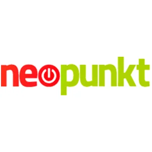 Logo sklepu Neo punkt z gazetkami promocyjnymi